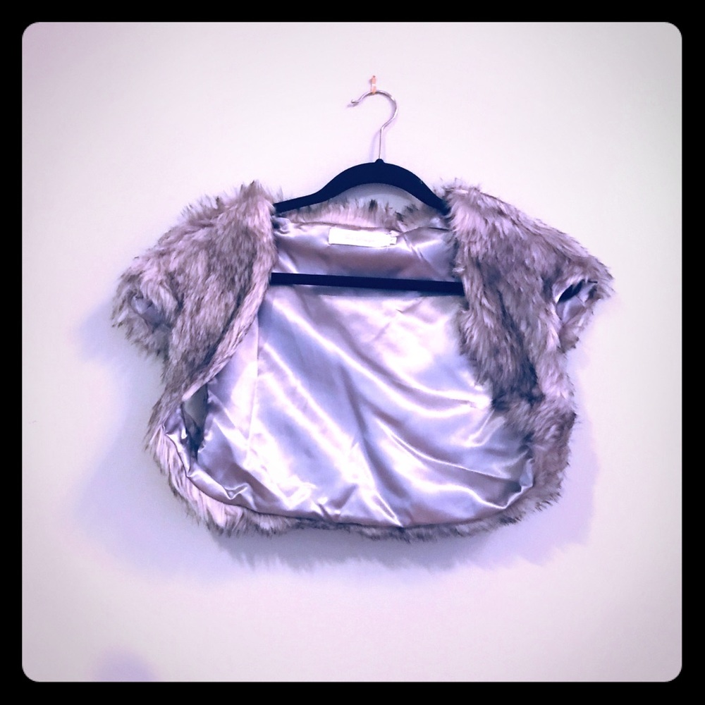 Fake fur bolero. Size S. Holiday sale.